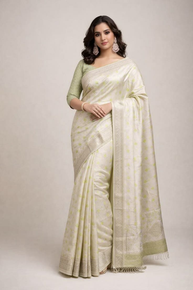 Madhurima weaves green