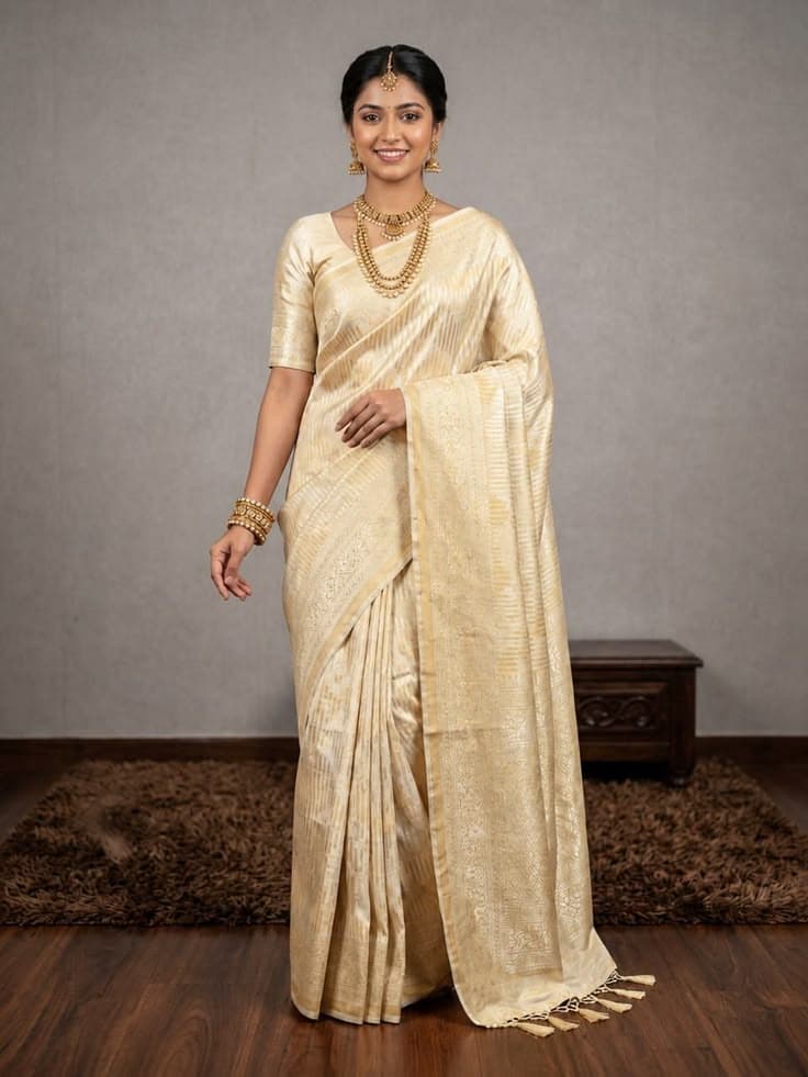 Madhurima weaves golden