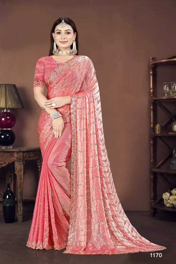Saree sitara pink saree