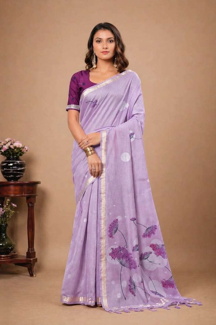 Suhani Sutra Lavender Petal saree 