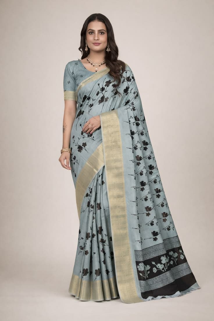 Silk Asmita light blue
