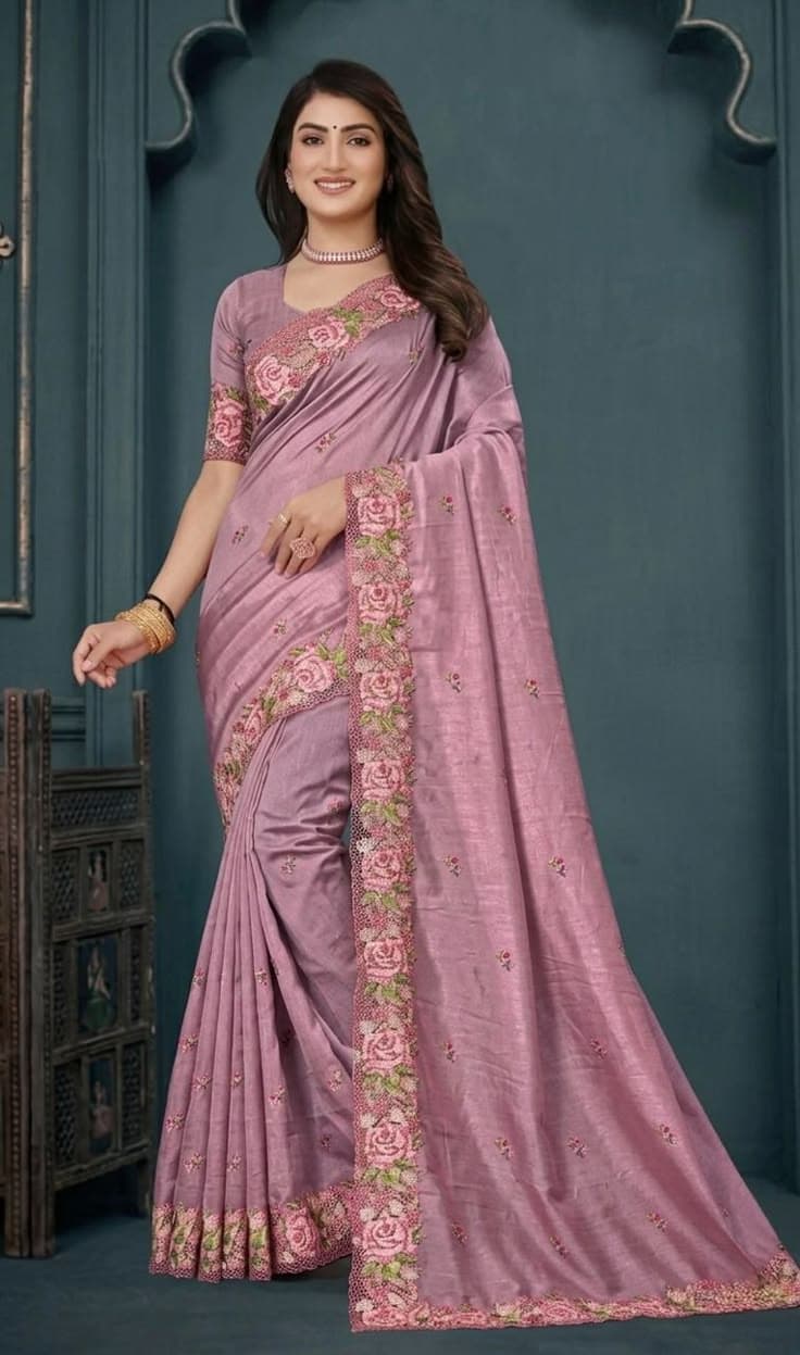 Hunar Mouve Saree
