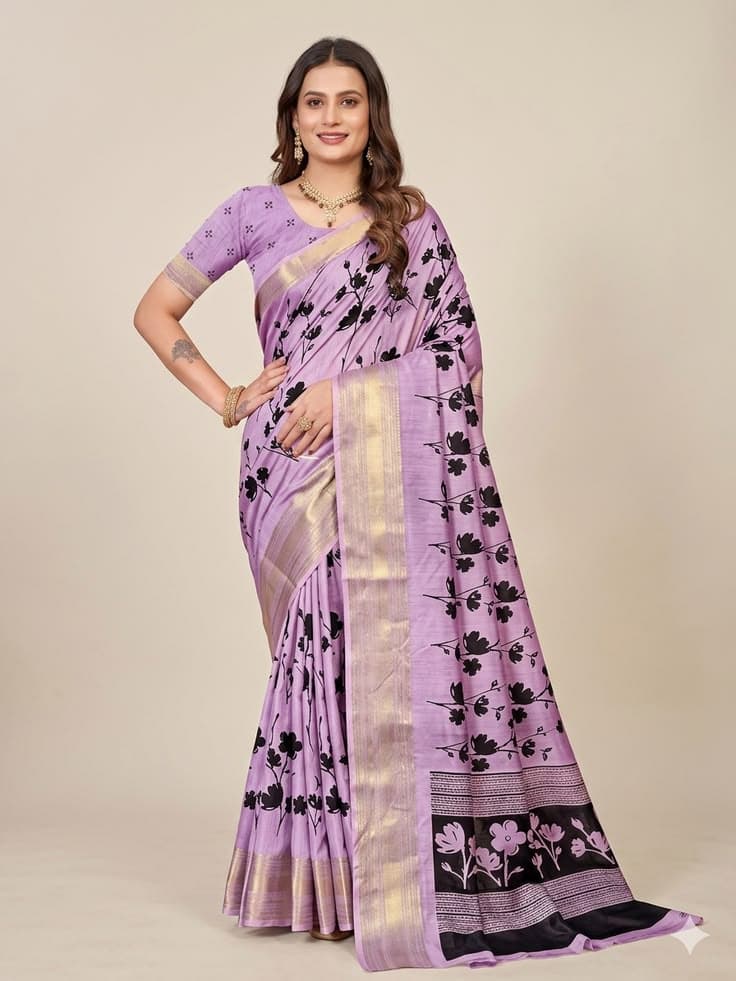 Silk Asmita purple